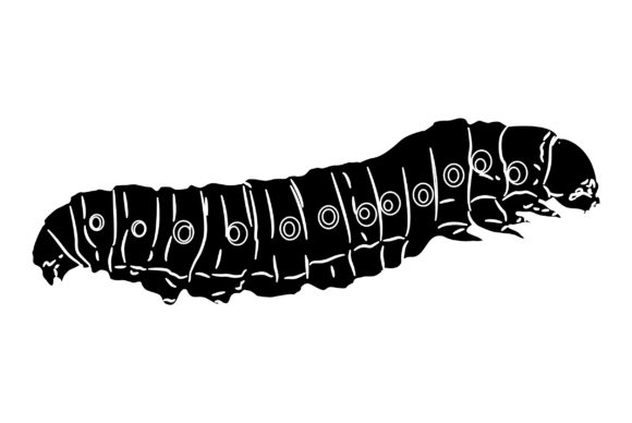 Caterpillar Vector Design: Bold and Ready for Your Projects