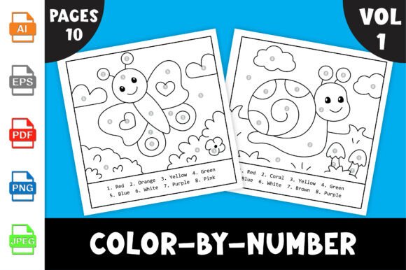 Color-by-Number Coloring Pages for Kids: A Creative Asset