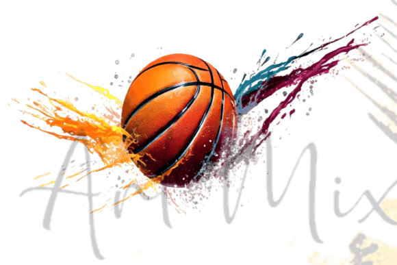 Color Splash Basketball: Unleash Vibrant Energy in Your Designs