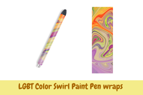 LGBT Color Swirl Paint Pen Wrap PNG: A Design Deep Dive