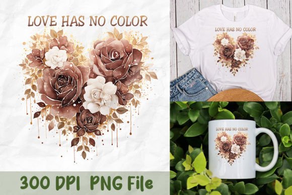 Love Has No Color Art: A Digital Design Asset for Impactful Messaging
