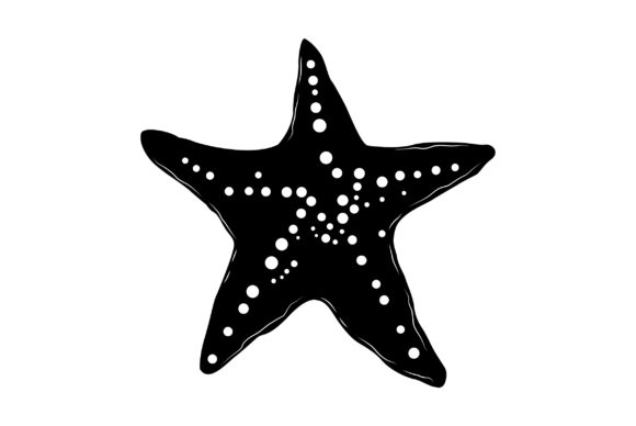 Starfish Vector Design Solid Color: Your Go-To Oceanic Graphic