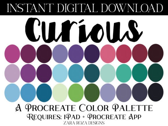Unleash Your Creativity with the Curious Procreate Color Palette