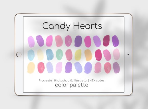 Unlock Creative Potential with the Candy Hearts Color Palette