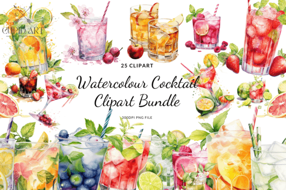 Watercolour Cocktail Clipart Bundle: A Designer's Guide