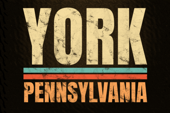 York Pennsylvania Retro Color: Vintage Charm for Modern Creations
